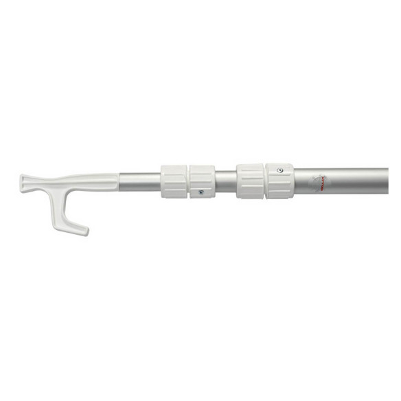 Tritelescopic boat hook