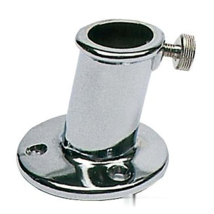 Flagspole socket chromed brass
