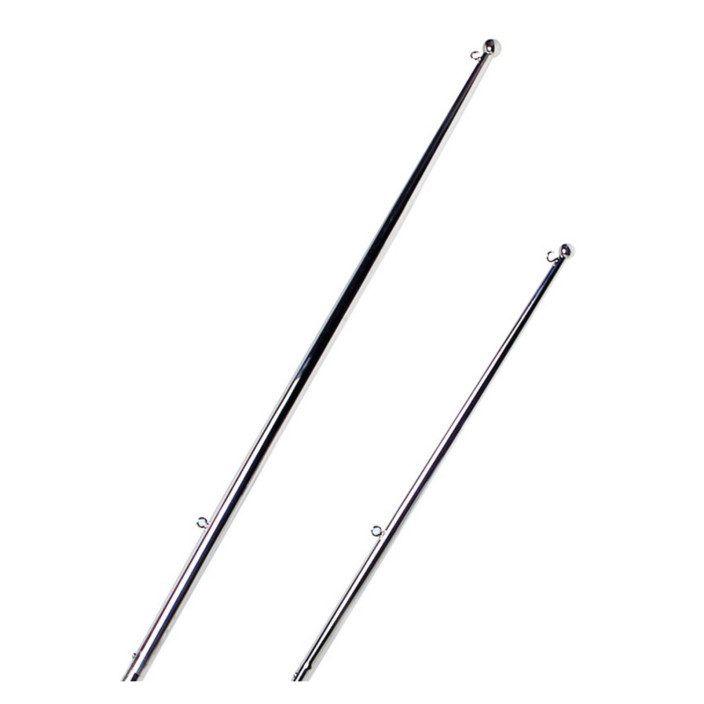 Asta bandiera inox con pallina