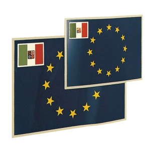 Adhesive flag Europe 20x30cm
