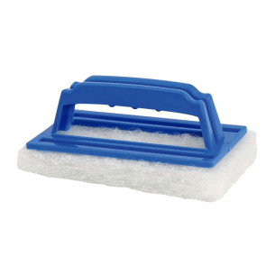 Abrasive nylon brush whandle