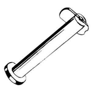 SS drop nose pin