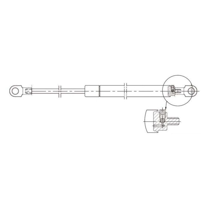 Molla gas inox