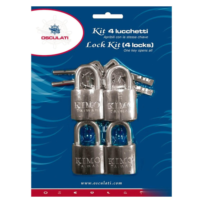 Kit lucchetti inox 20x30