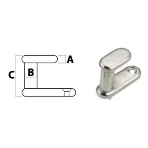 Appendino acciaio inox