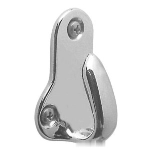 Gancetto ottone cromato 45x33