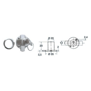 Door cylindrical lock