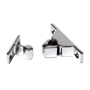 Chromed brass snap latch