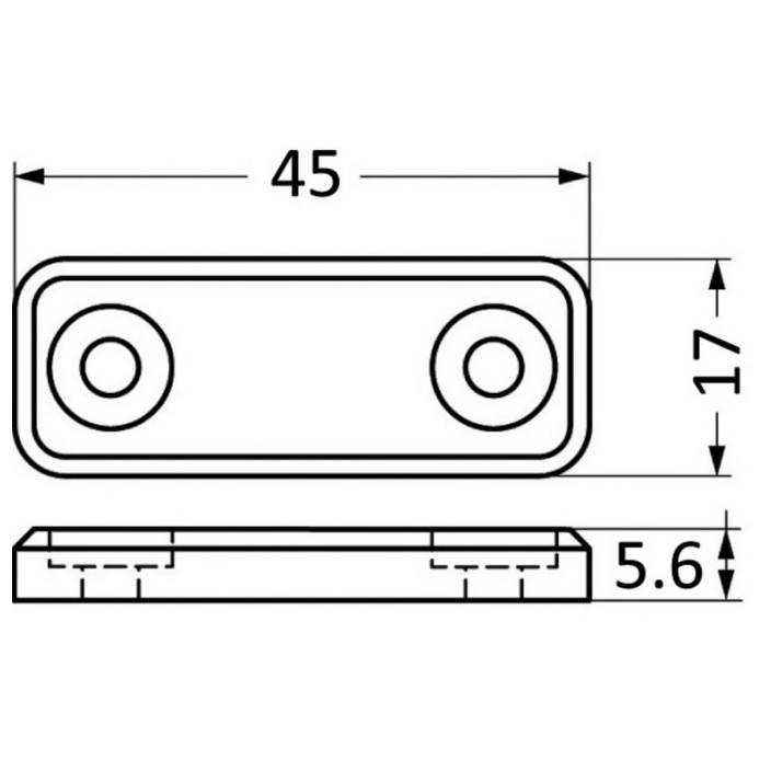 Chiusura magnetica fissaggio piano