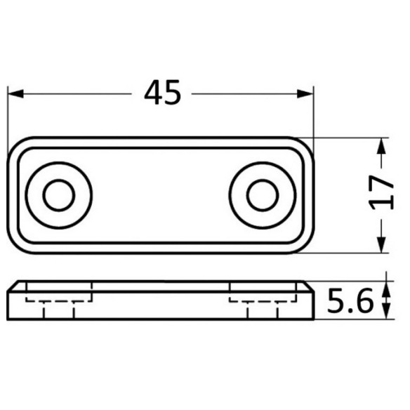 Chiusura magnetica fissaggio piano