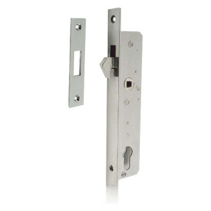 Serratura inox porte scorrevoli