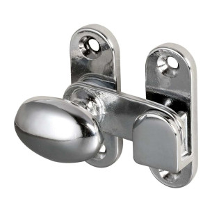 Chromed brass doorstop 52x33