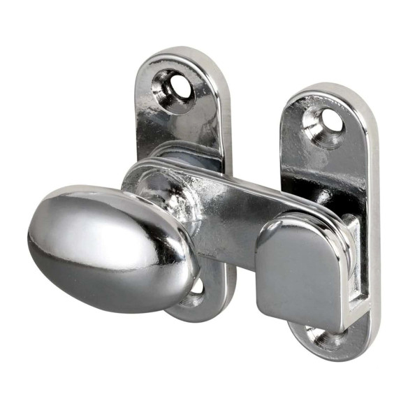 Chromed brass doorstop 52x33