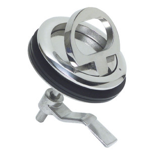 Alzapagliolo inox serratura