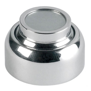 Magnetic door hook chromed brass
