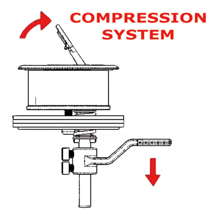LT flush latch wcompr system