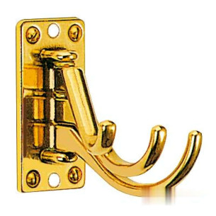 hook coat hanger brass 73x36