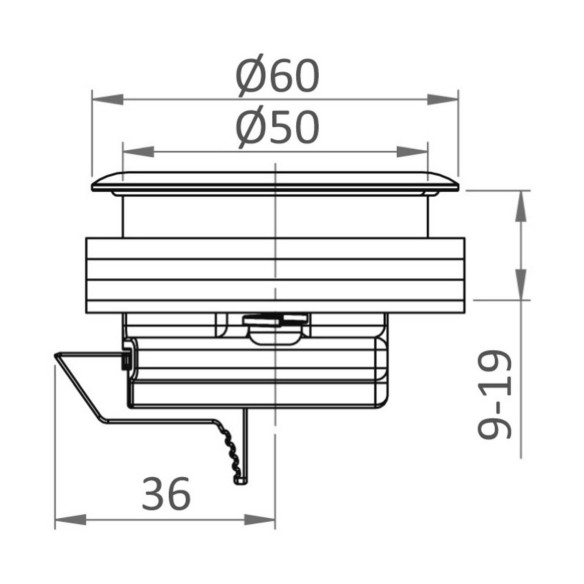 PUSH LOCK Eclipse pull latch