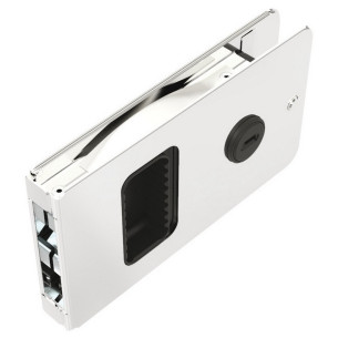 Flush Lock Standard Black Entrance Doors
