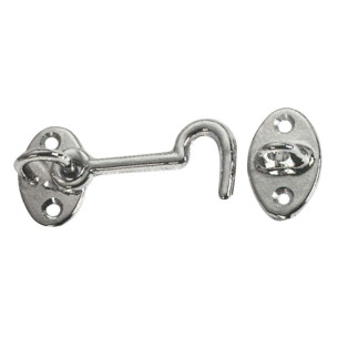 Gancio ottone cromato