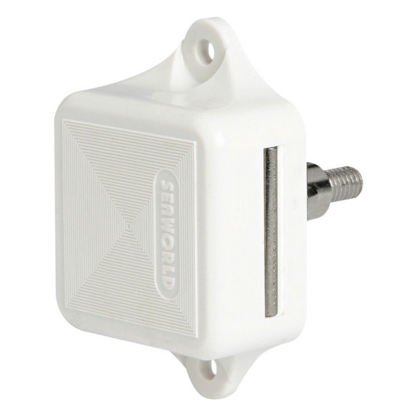 MEDIUM push button spring lock white