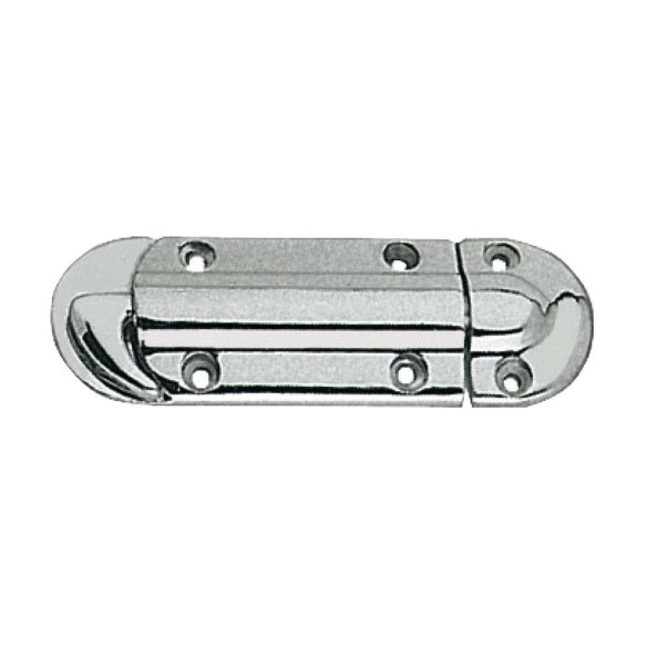 Chromed brass spring doorstop