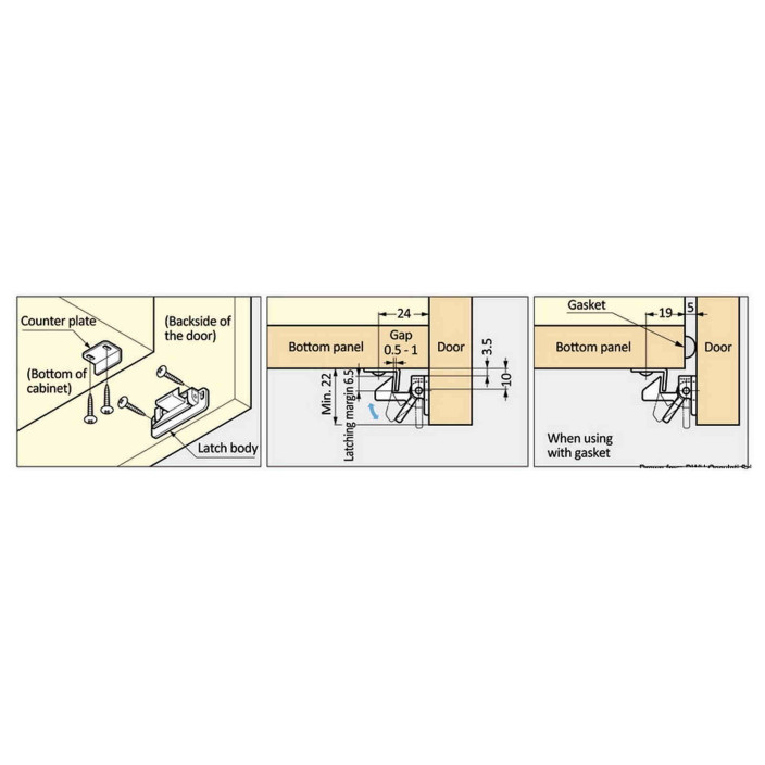 Snap lever lock