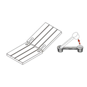 Cerniera per gavoni 190x40x30
