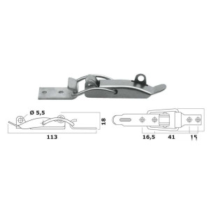 Chiusura leva inox