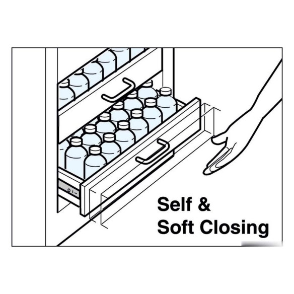 Softclose slide drawers