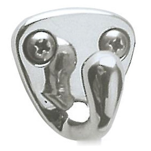 Gancio inox fuso 27x27