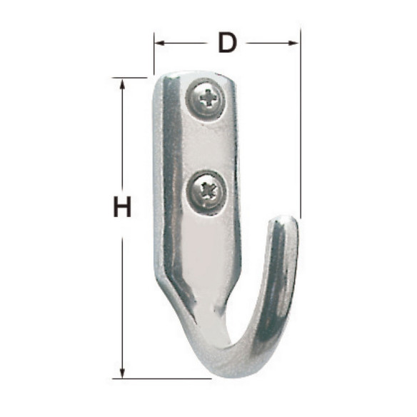 Polished SS hook