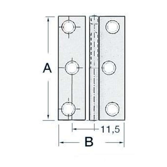 Cerniera sfilabile sx