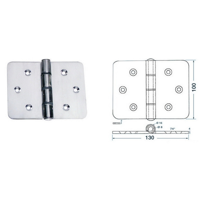 Large hinge