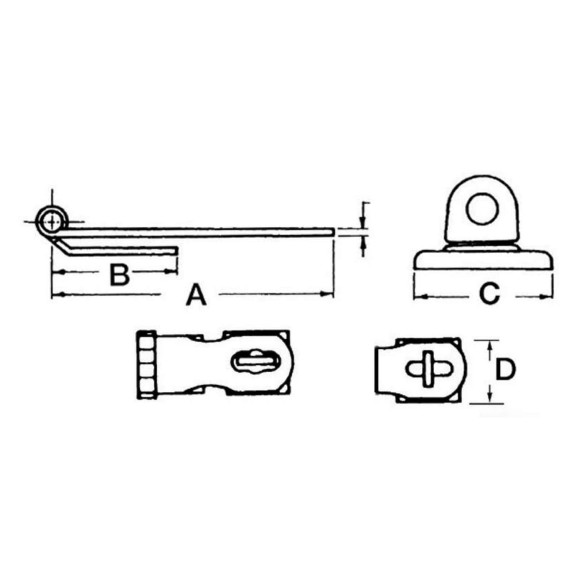 SS peak hasp