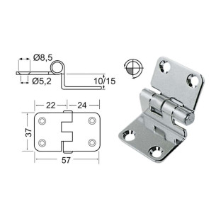 Cerniera inox