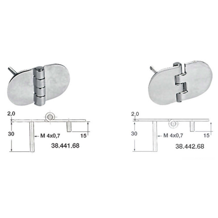Hinge pin 5x38