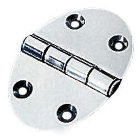 Oval hinge stud mounting