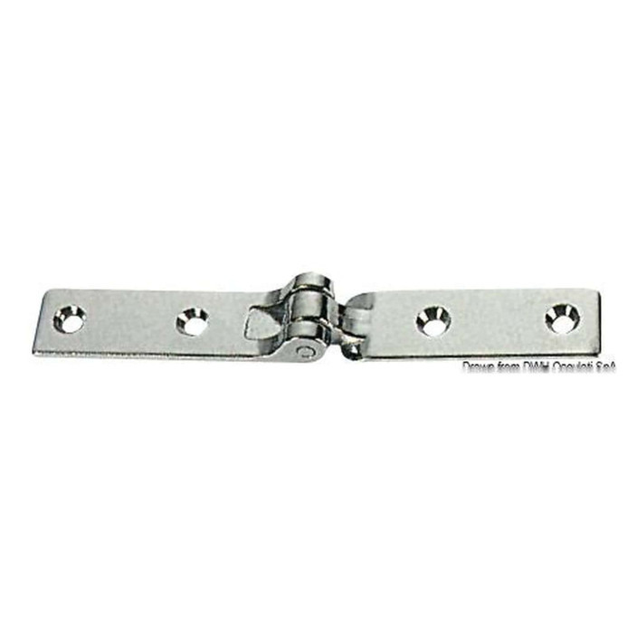 Chromed brass hinge ladder 145x20x15
