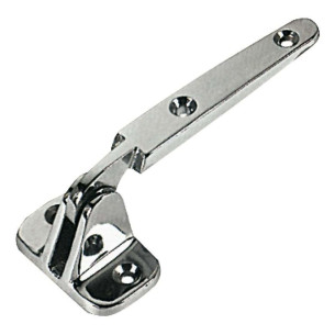 Chromed brass hatch hinge 110x40