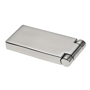 Builtin hinge mirrorpolished AISI 316