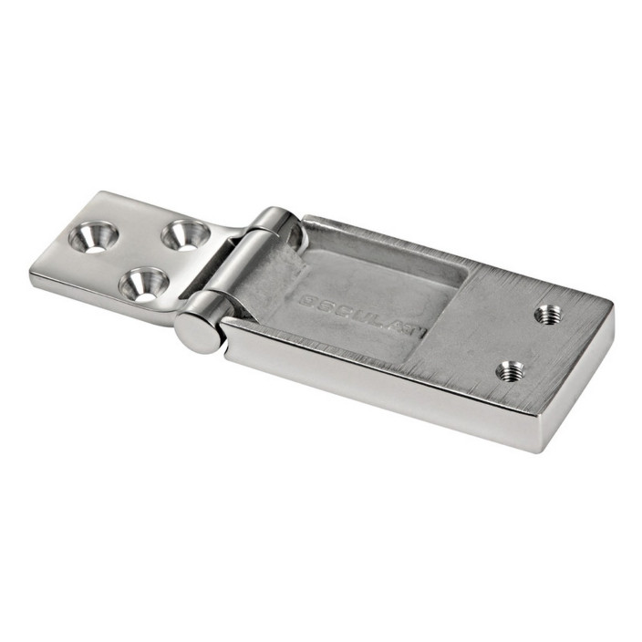 Builtin hinge mirrorpolished AISI 316