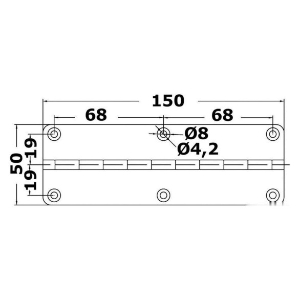 Cerniera 50x150