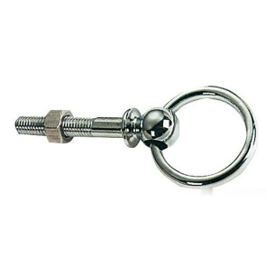 Anello snodato ottone cromato