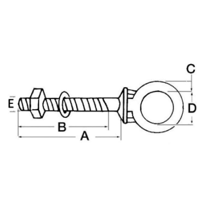 Eyebolt AISI 316
