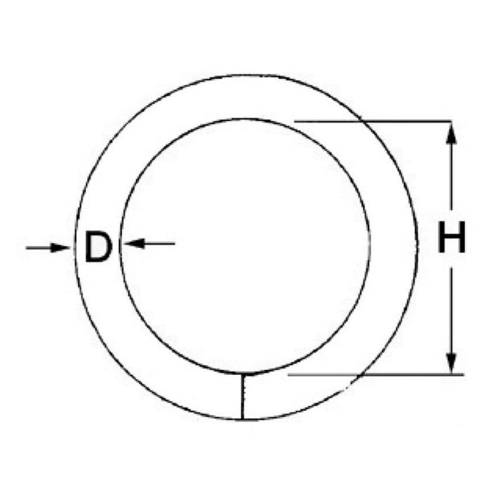Round ring 4x20 mm