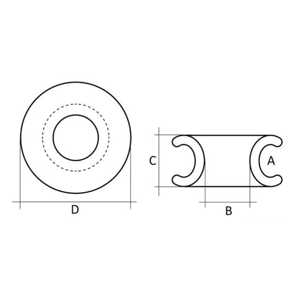 Anelli antifrizione ROPEYE SLR