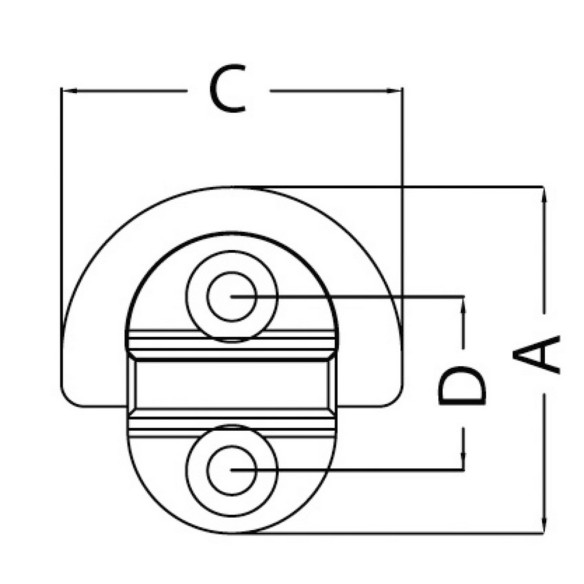 Pad eye anello