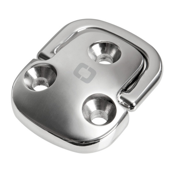Squared pad eye anello
