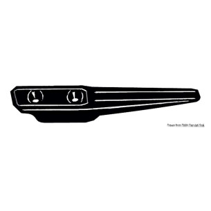 Nylon jamming cleat black